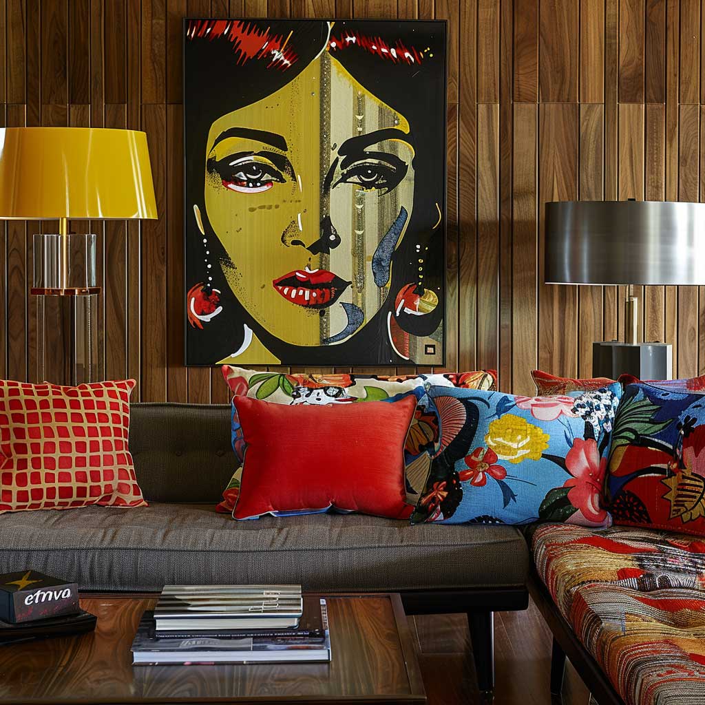 20 Wooden Wall Paneling Designs In Vibrant Pop Art Settings • 333