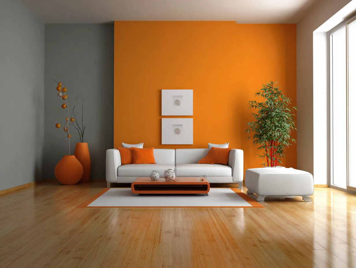 Simple Wall Painting Designs for a Living Room