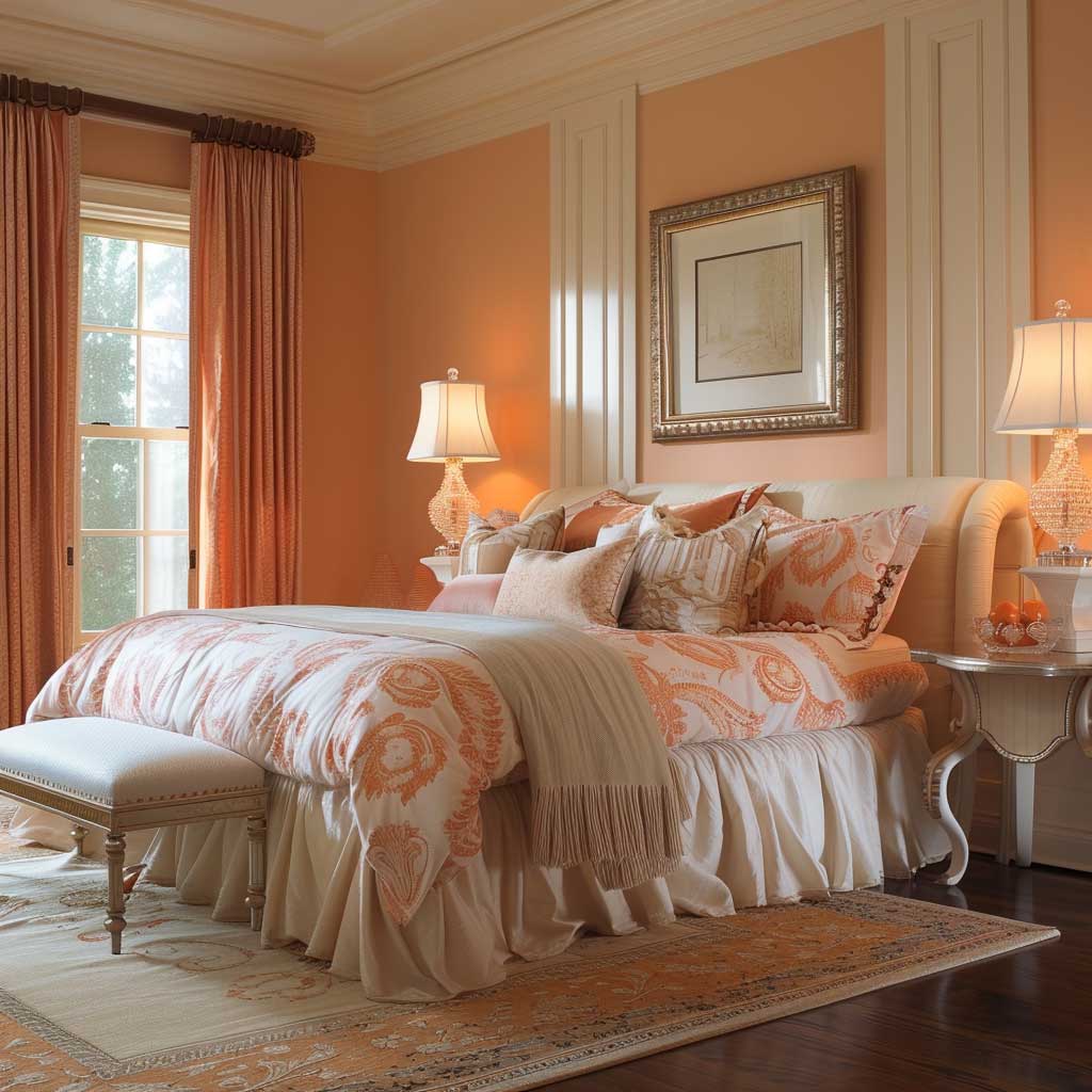 Warm Room Designs with Peach and Cinnamon Color Schemes • 333k ...