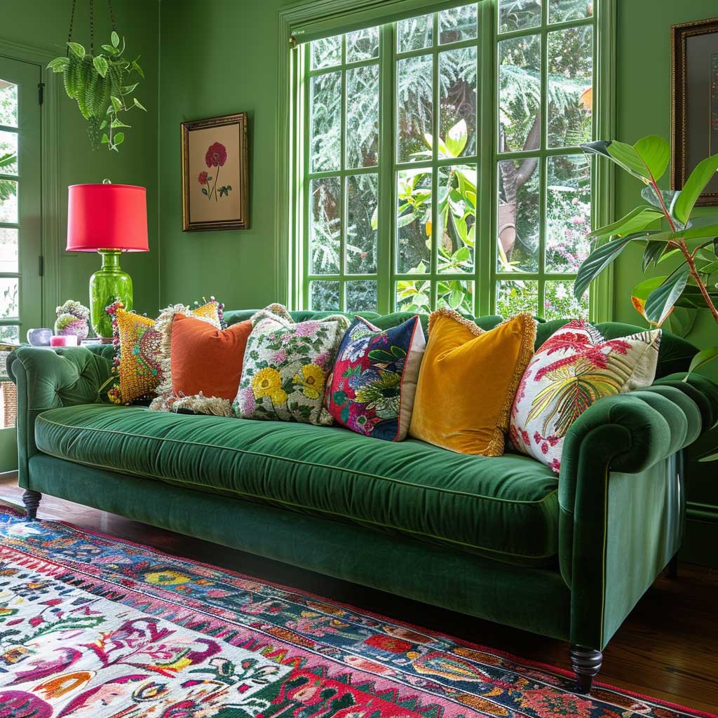 3+ Green Colorful Home Decorating Tips for a Fresh Ambiance • 333 ...