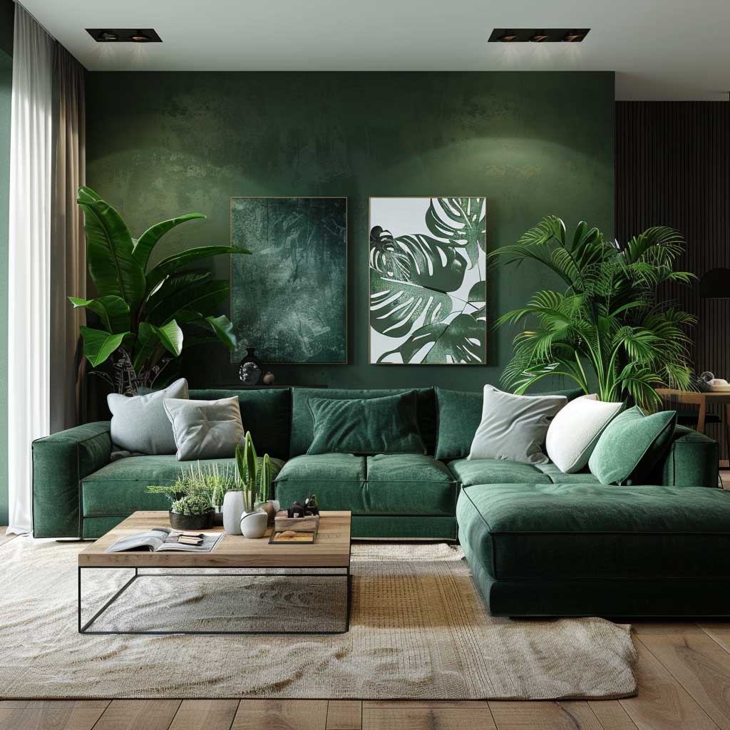 5+ Dark Green Interiors to Inspire Your Minimalist Home • 333 ...