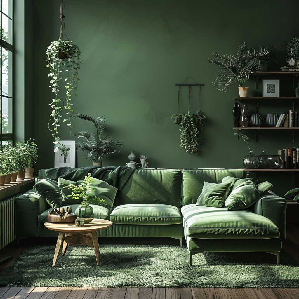 11+ Dark Green Interiors with a Scandinavian Twist • 333+ Inspiring ...