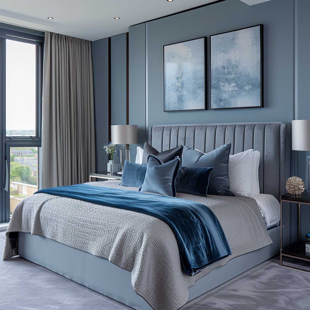 10+ Fresh Inside House Color Ideas for a Modern Blue and Grey Palette ...