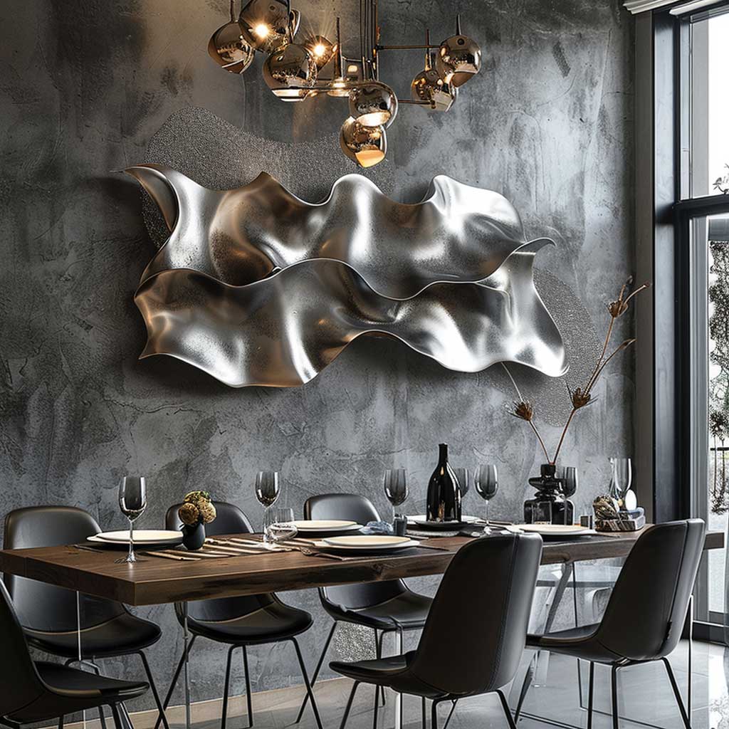 15+ Minimalist Metal Wall Decor Ideas for Simple Elegance