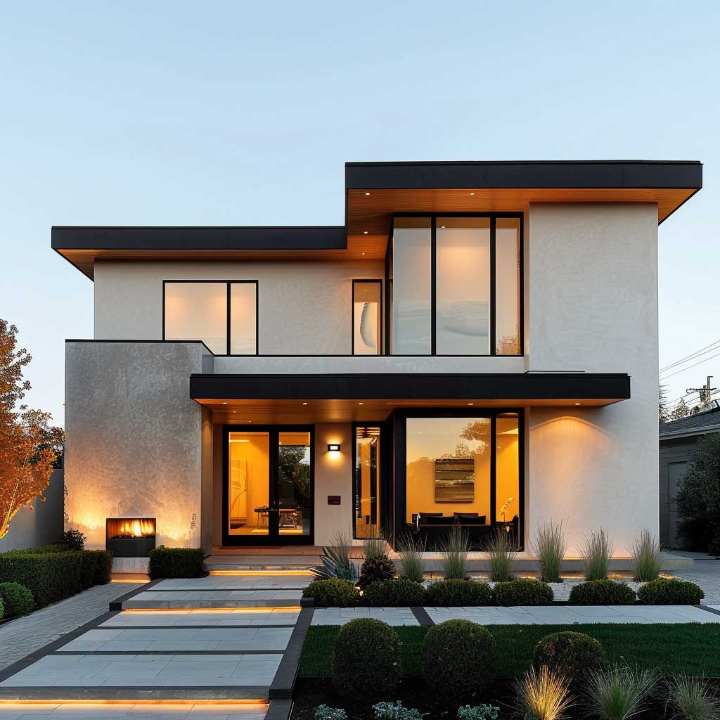 3+ Molding Design for House Front Transformations with a Classic Modern ...