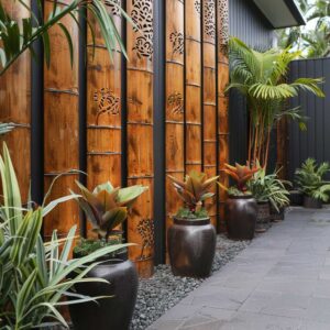 10+ Stylish Outdoor Wall Cladding Ideas Using Bamboo • 333+ Inspiring ...