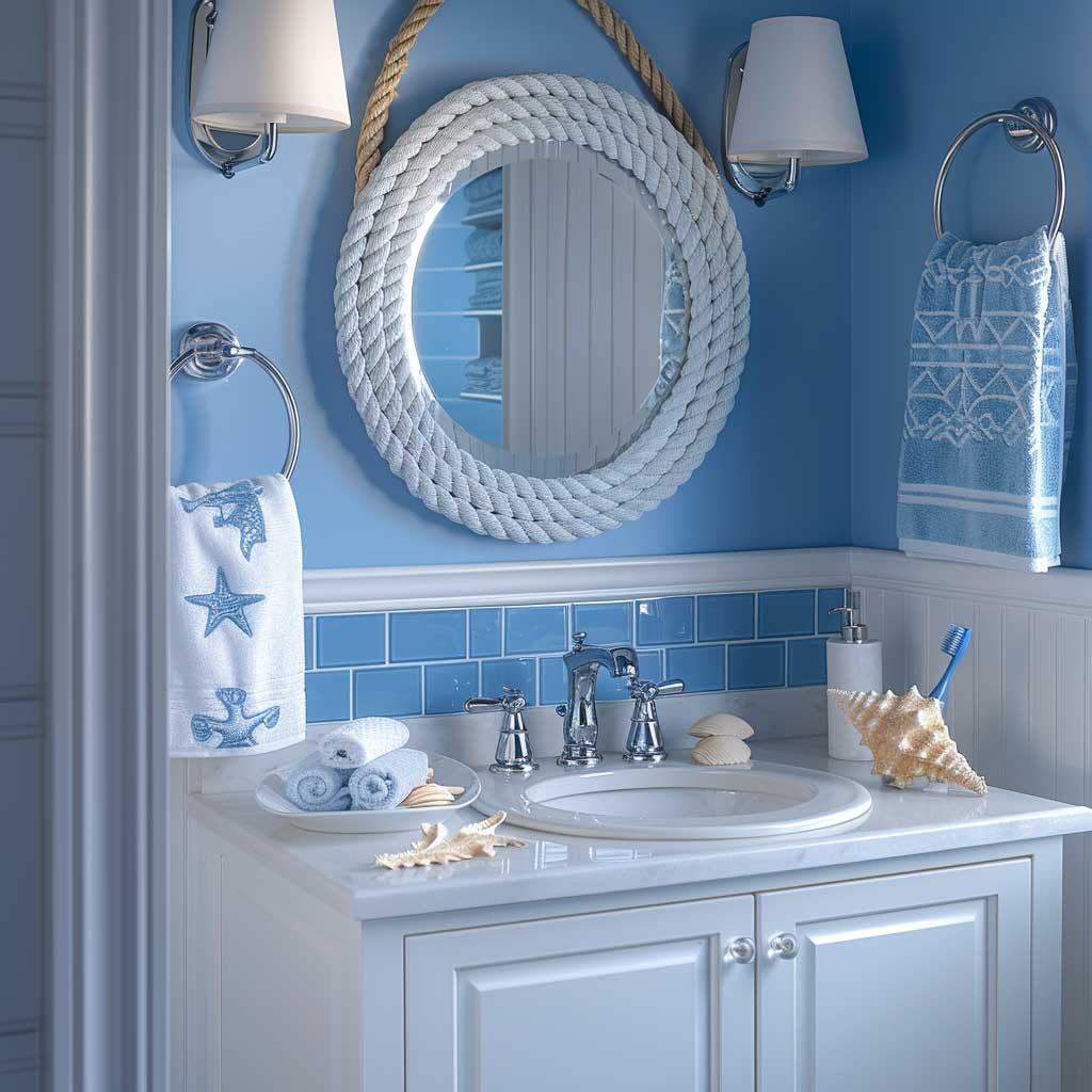 11+ Coastal Small Bathroom Renovation Ideas for a Breezy Vibe