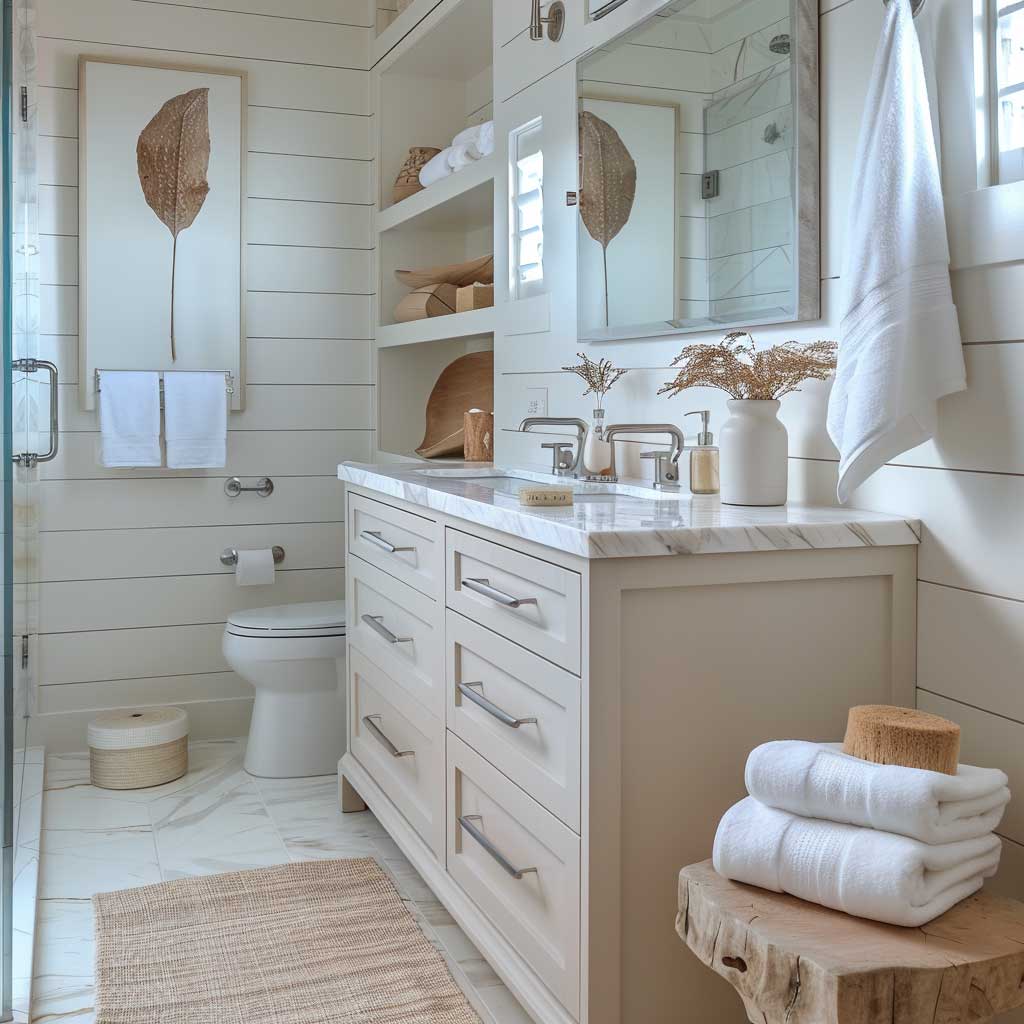 11+ Coastal Small Bathroom Renovation Ideas for a Breezy Vibe • 333 ...