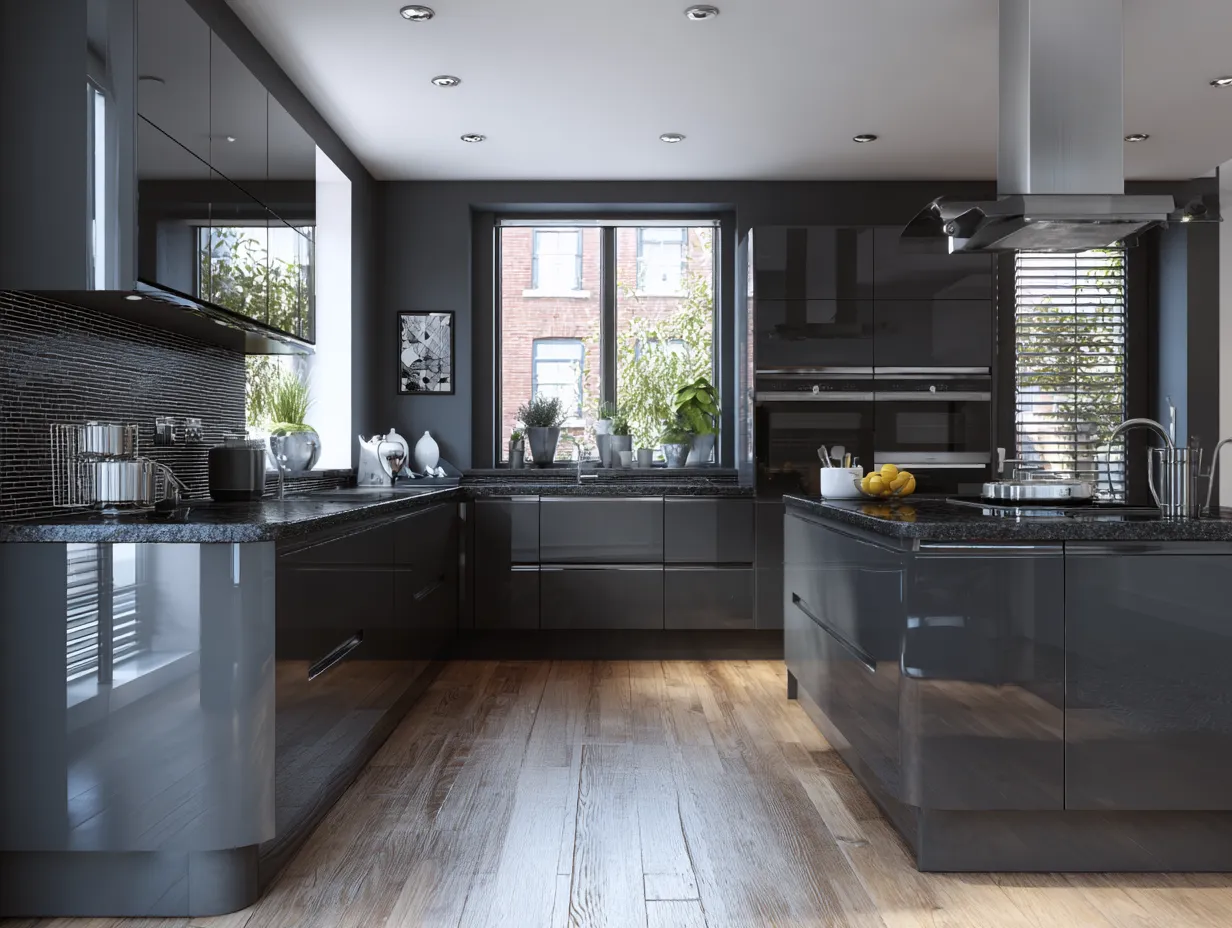 black white grey kitchen ideas and decor