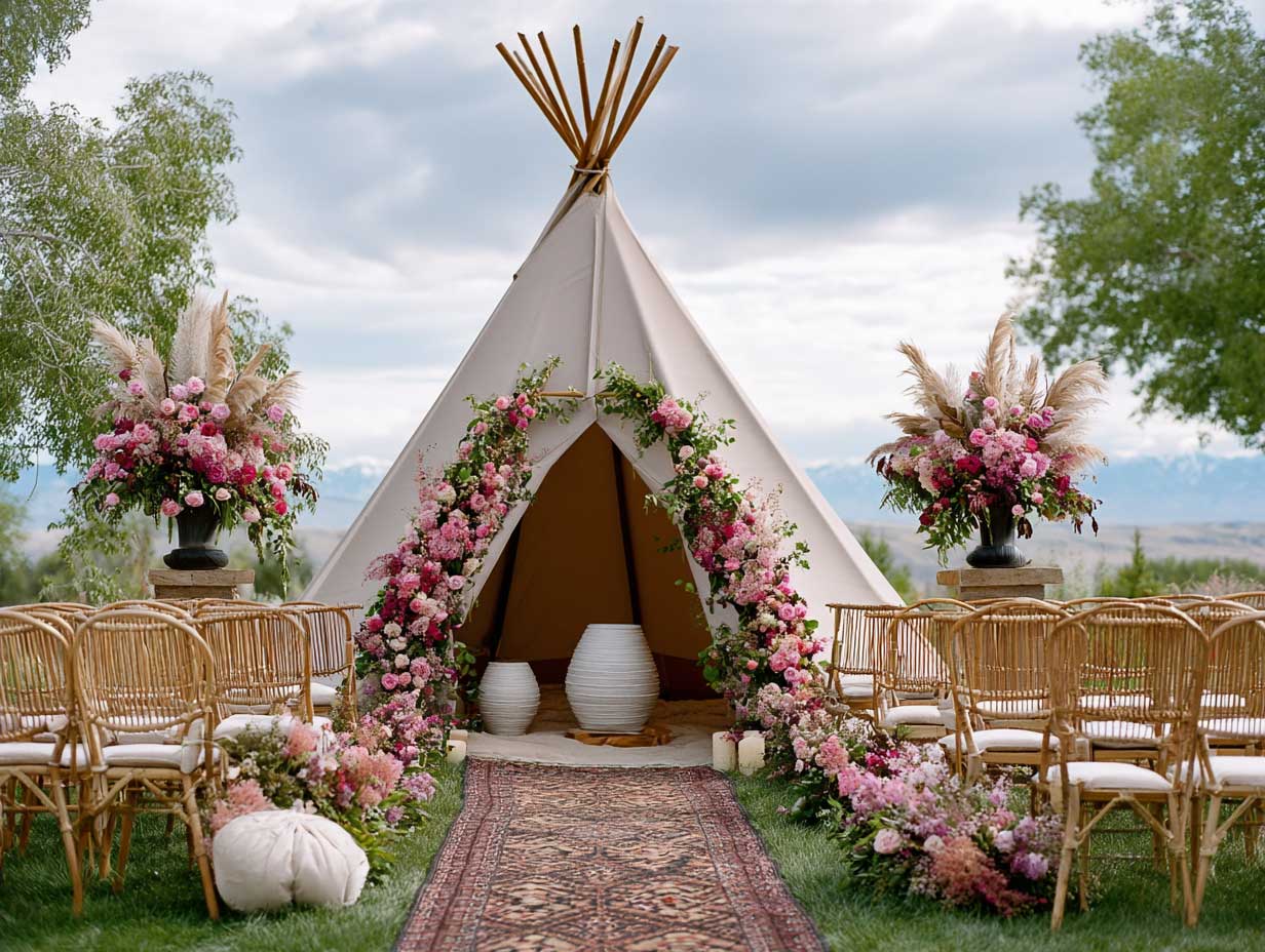 Unique Wedding Themes Bohemian Chic - 2