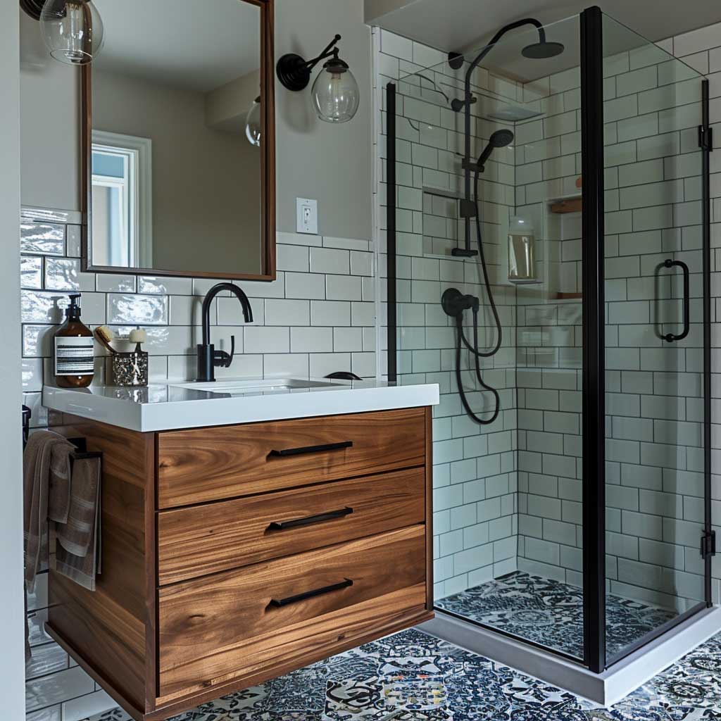 8+ Beautiful Bathrooms with Mid-Century Modern Touches
