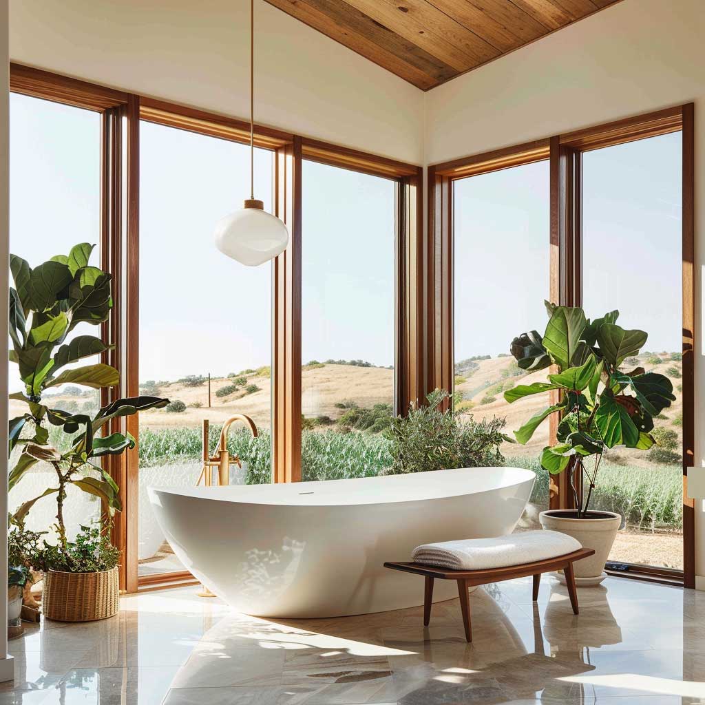 8+ Beautiful Bathrooms With Mid-century Modern Touches • 333+ Inspiring 