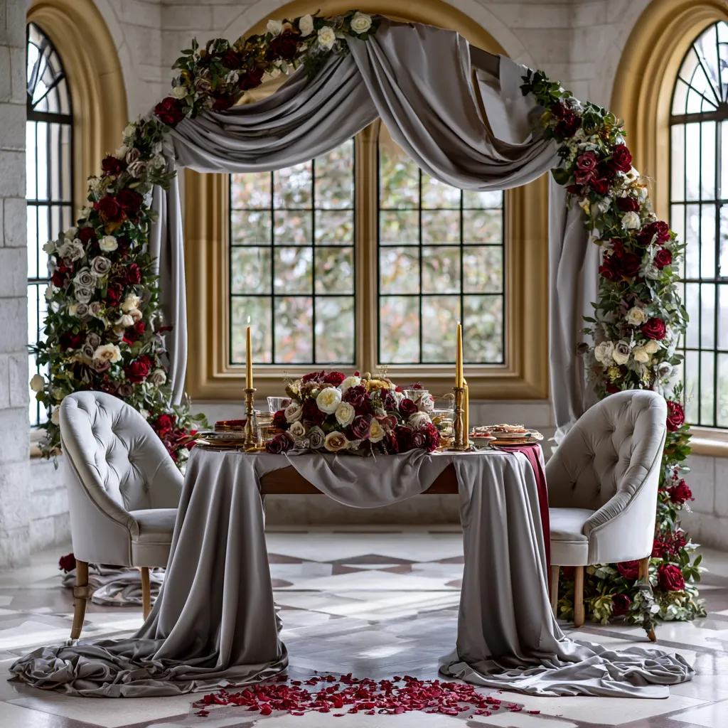 beauty and the beast themed wedding