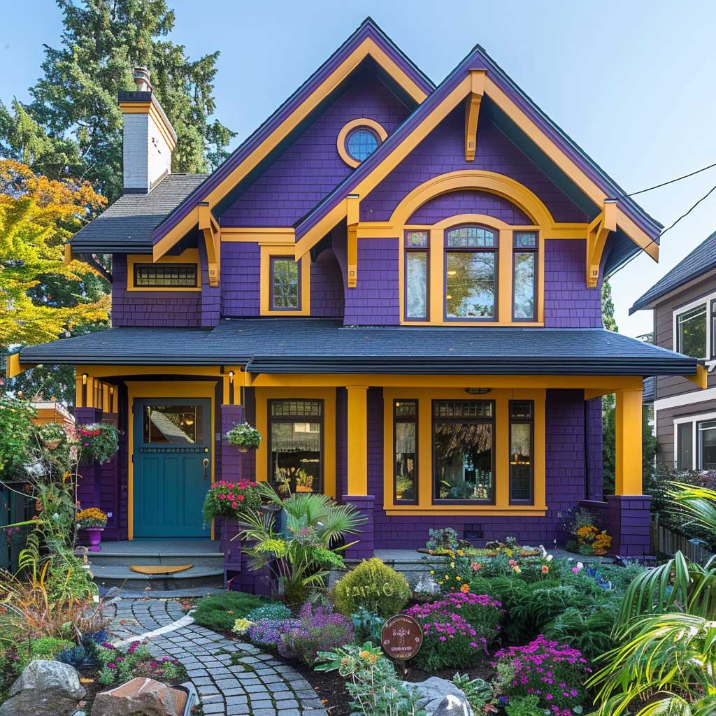 Unusual Exterior House Paint Colors