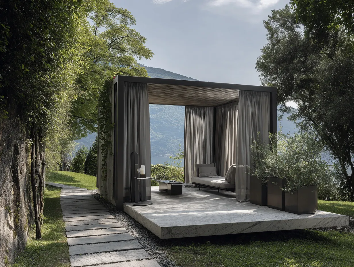 11+ Minimalist Gazebo Ideas That Keep Your Garden Looking Sharp