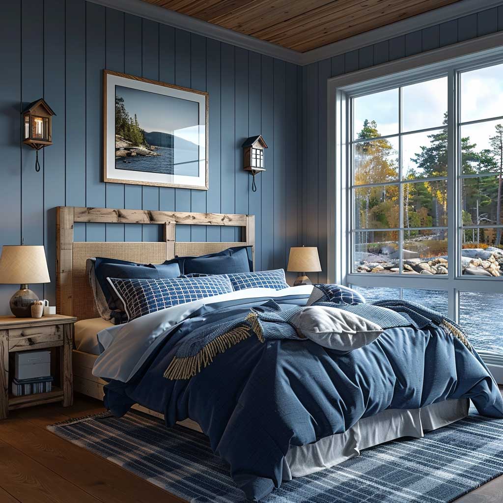 8+ Serene Cabin Decor Ideas in Soothing Blue