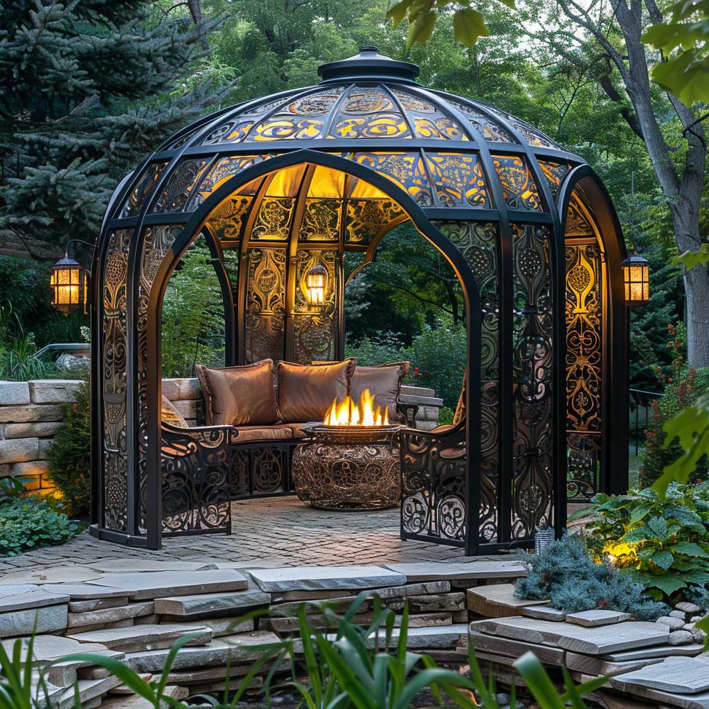 8+ Steampunk Garden Gazebo Ideas for Unique Innovation
