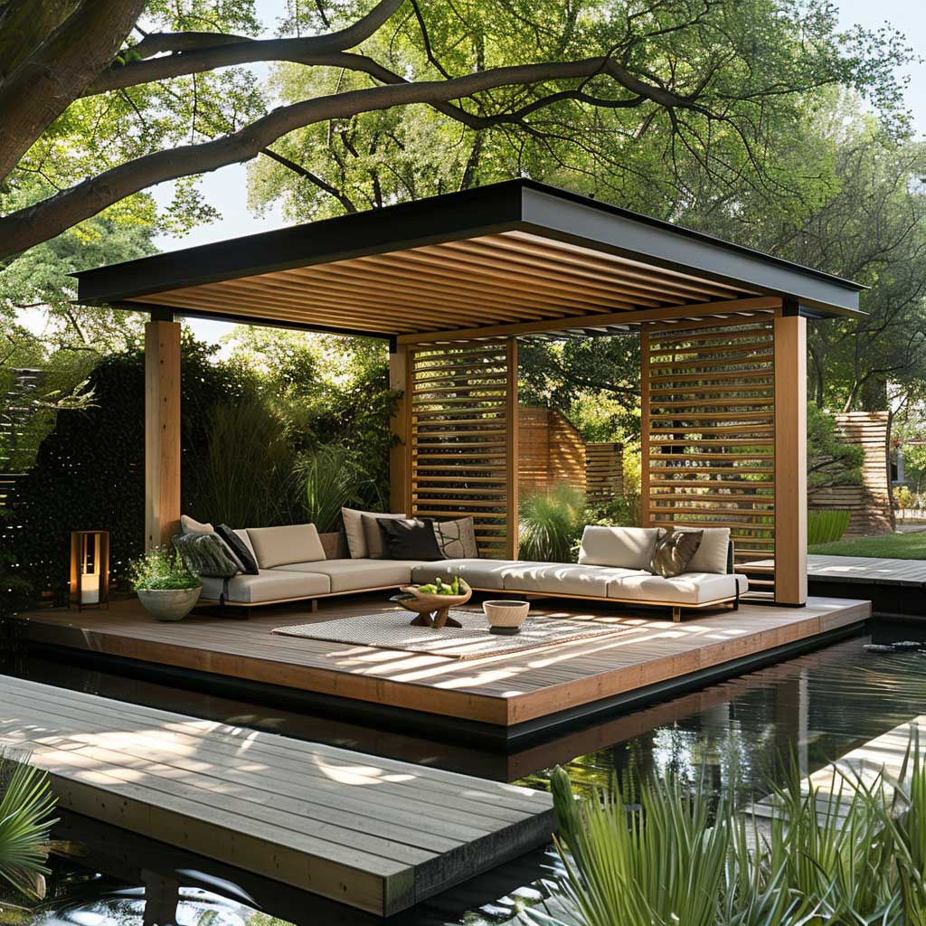 11+ Minimalist Garden Gazebo Ideas for a Clean Look • 333+ Inspiring ...