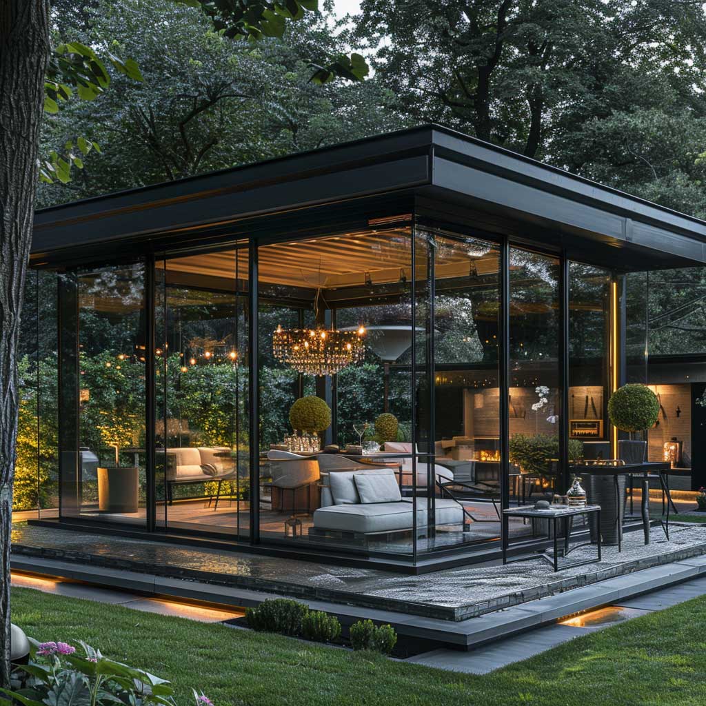 11+ Minimalist Garden Gazebo Ideas for a Clean Look • 333k+ Inspiring ...