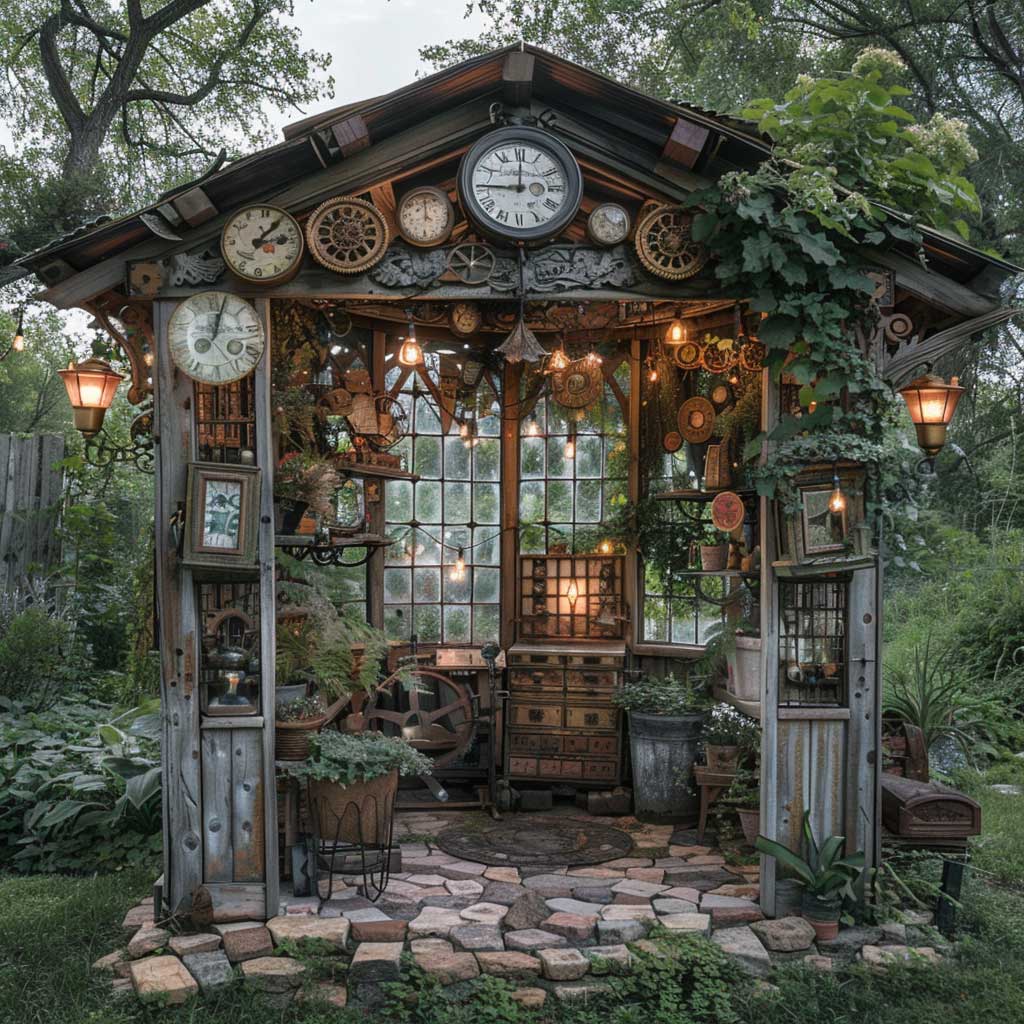 8+ Steampunk Garden Gazebo Ideas for Unique Innovation • ArtFasad