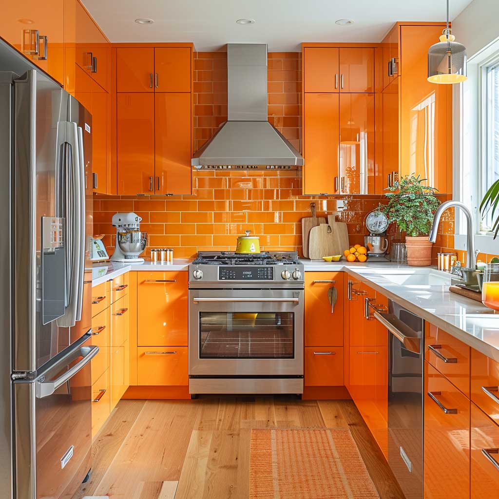 Playful Orange Interior Design Color Palette for Energetic Rooms • 333 ...