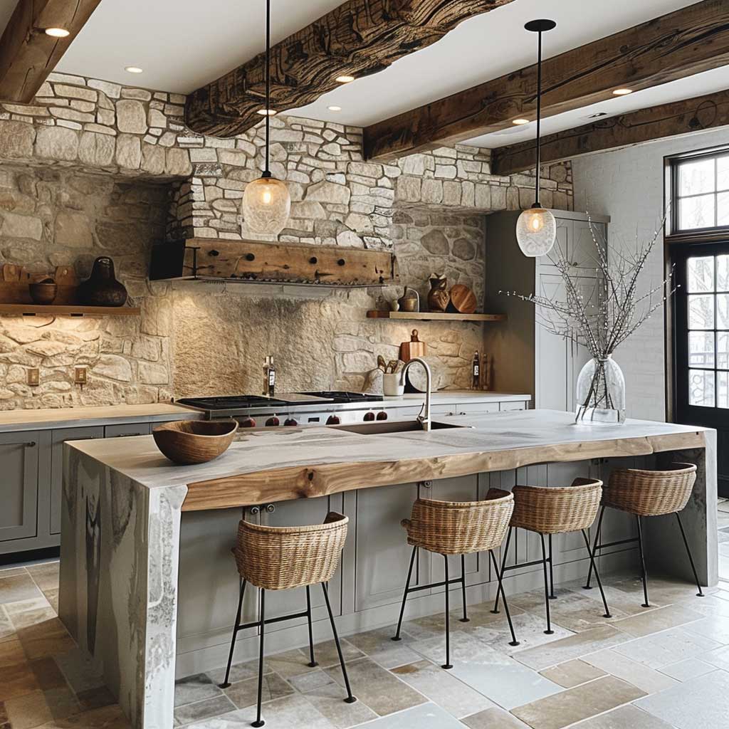 12+ Natural Island Lighting Ideas for an Organic Modern Kitchen • 333 ...