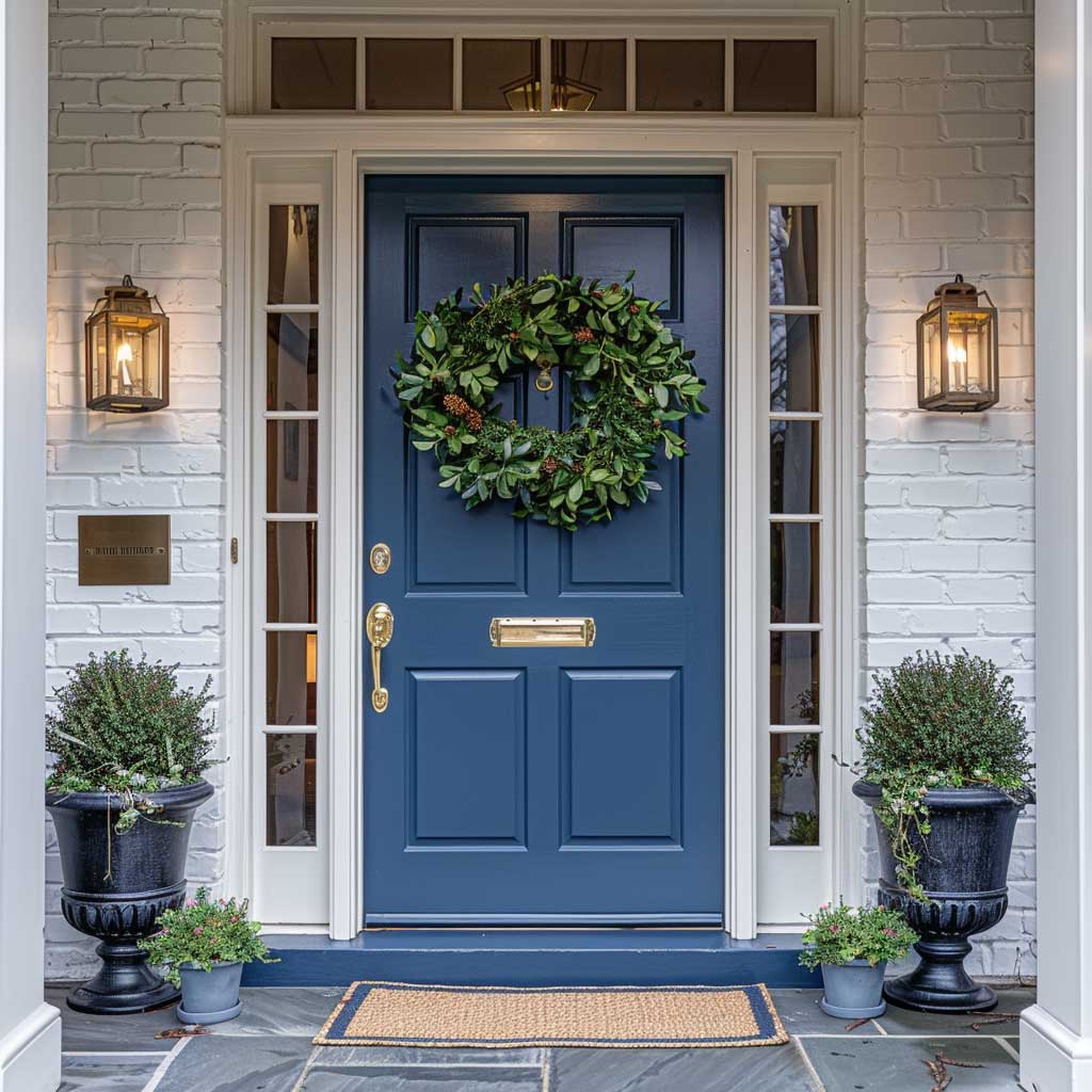 8+ Stunning Blue Main Entry Door Design Ideas • 333+ Inspiring ...