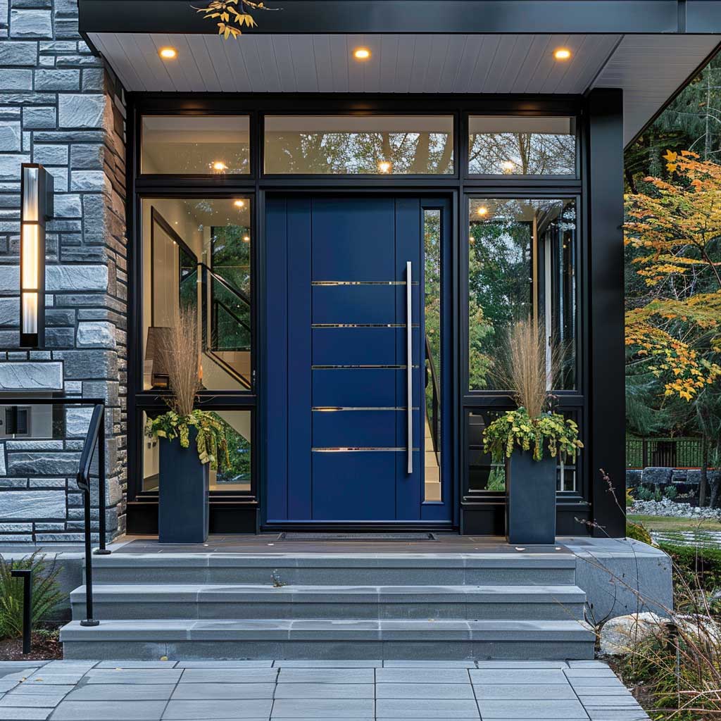 8+ Stunning Blue Main Entry Door Design Ideas • 333+ Inspiring ...