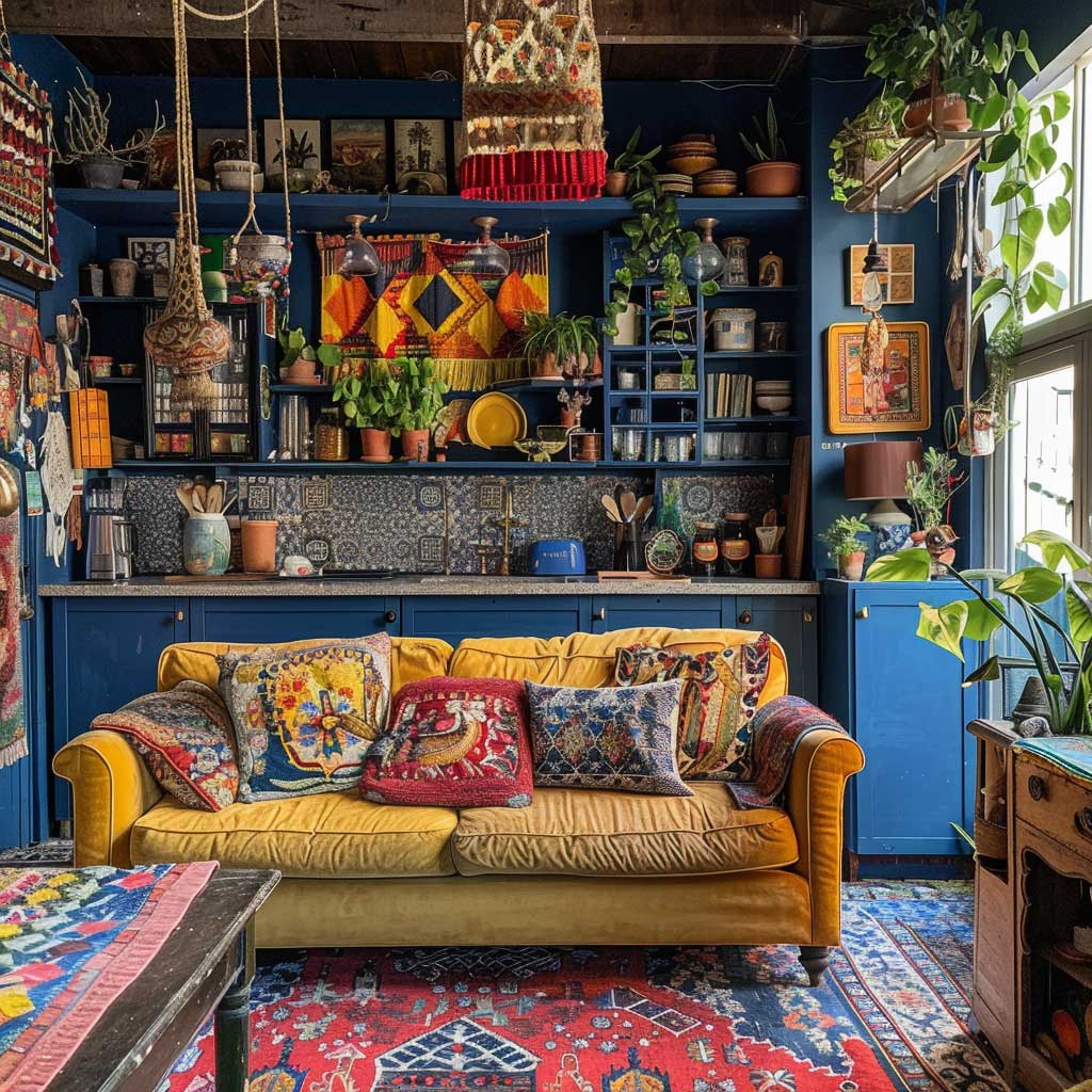 6+ Vibrant Very Small Open Plan Kitchen Living Room Ideas for Eclectic ...