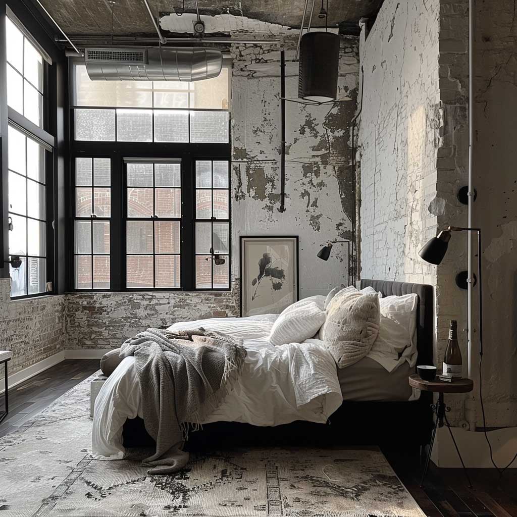 10+ Modern White and Black Bedroom Ideas with Metal • 333+ Inspiring ...