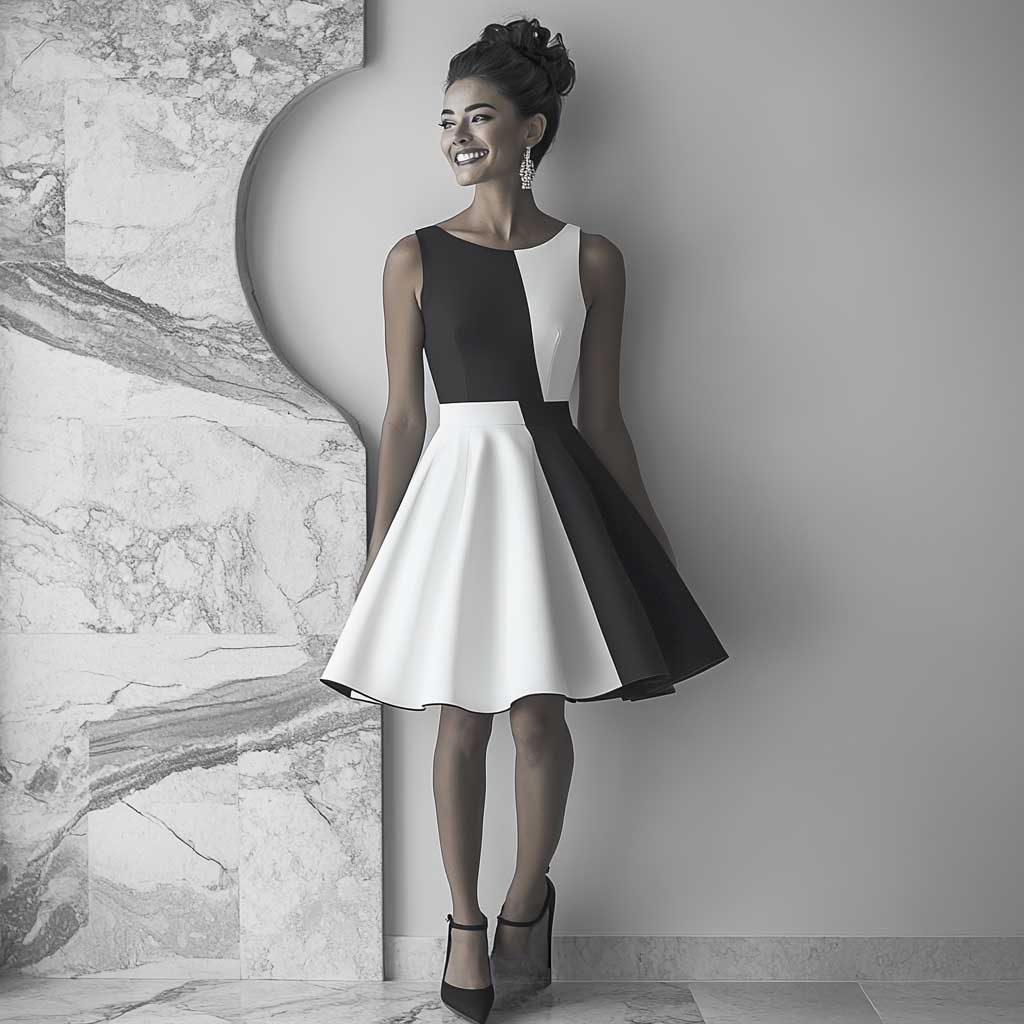 Black and white dress outfit ideas best sale