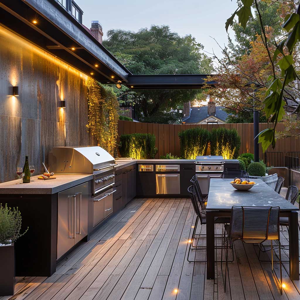 12 Chic Metal BBQ Area Ideas for Modern Outdoor Spaces • 333+ Inspiring ...