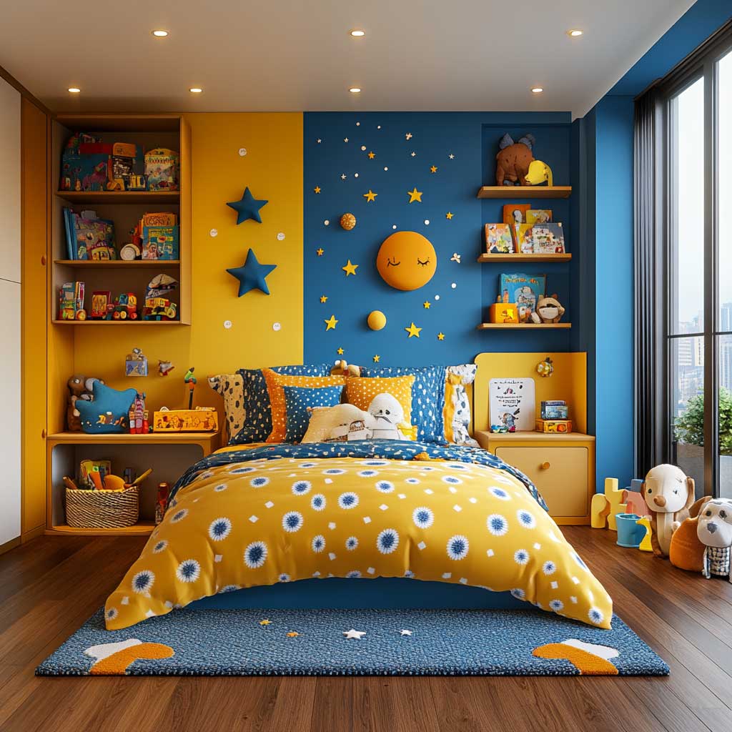 Kids bedroom fashion furnishings