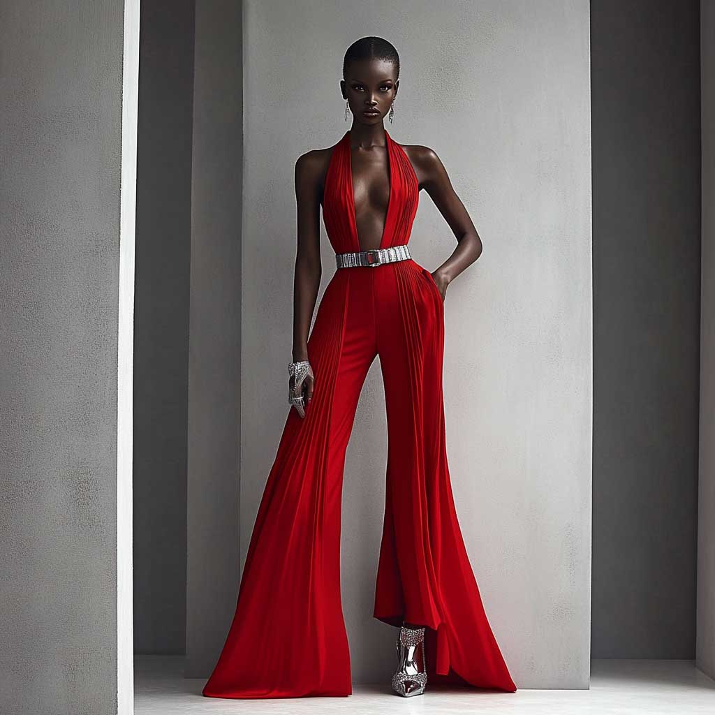 Glamorous Euphoria Outfit Ideas with Silver and Red - 9