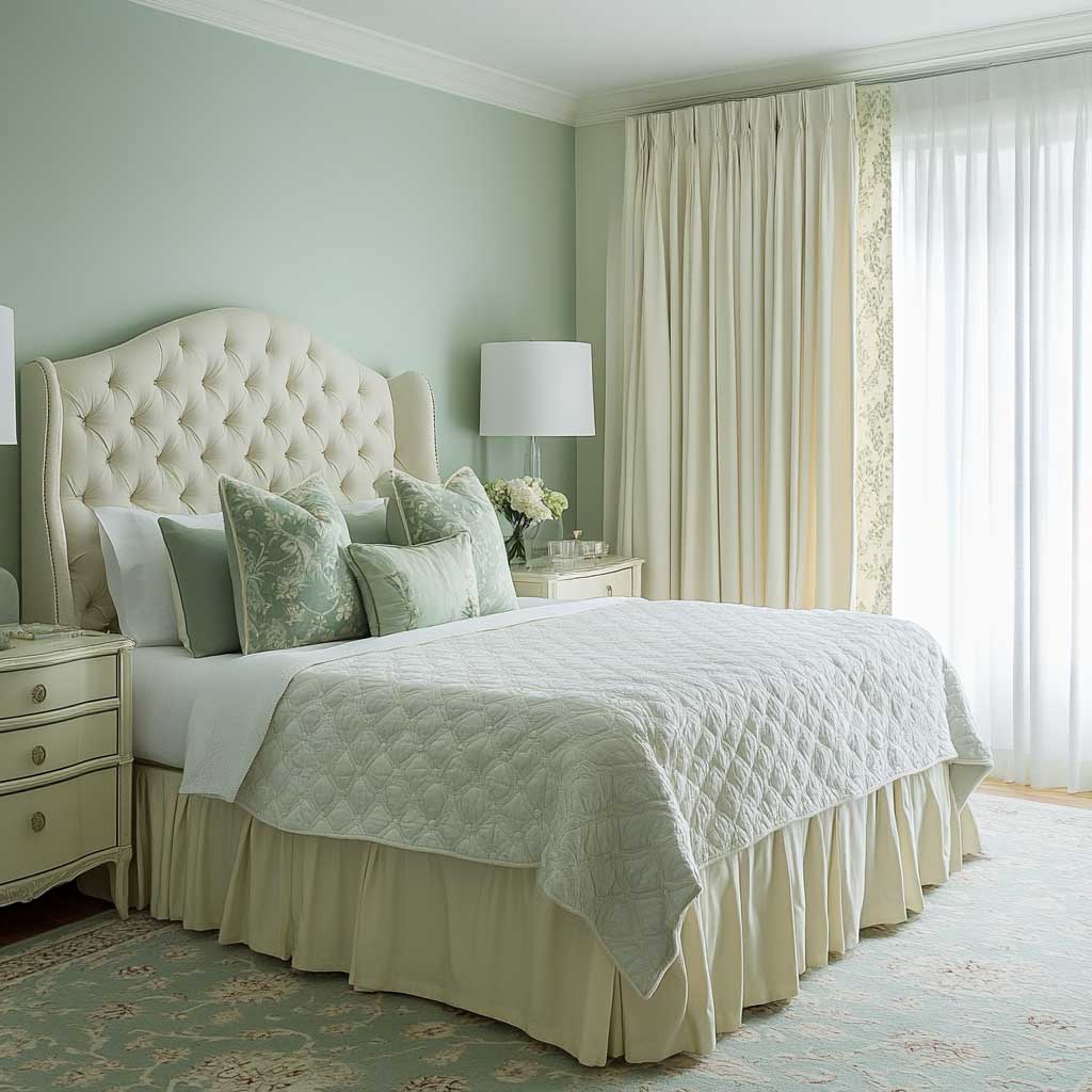 10+ Serene Female Bedroom Ideas In Mint Green And Cream For A 