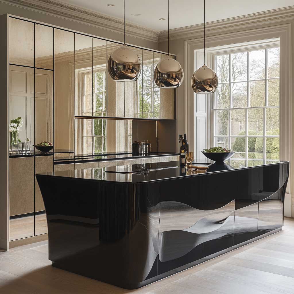 9+ Art Deco Kitchen Island Ideas for Small Kitchens with Bold Geometry