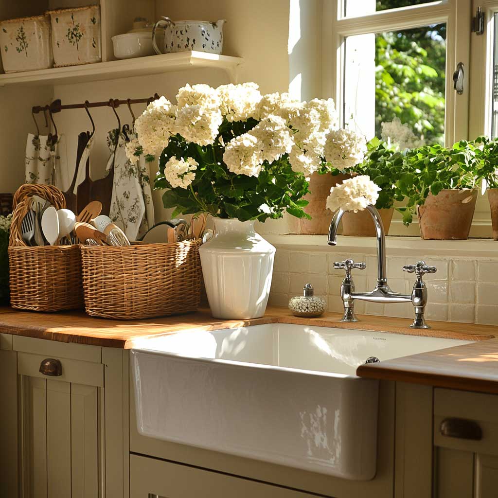 How Low Cost Simple Kitchen Designs Offer Elegant French Country Style Inspiring