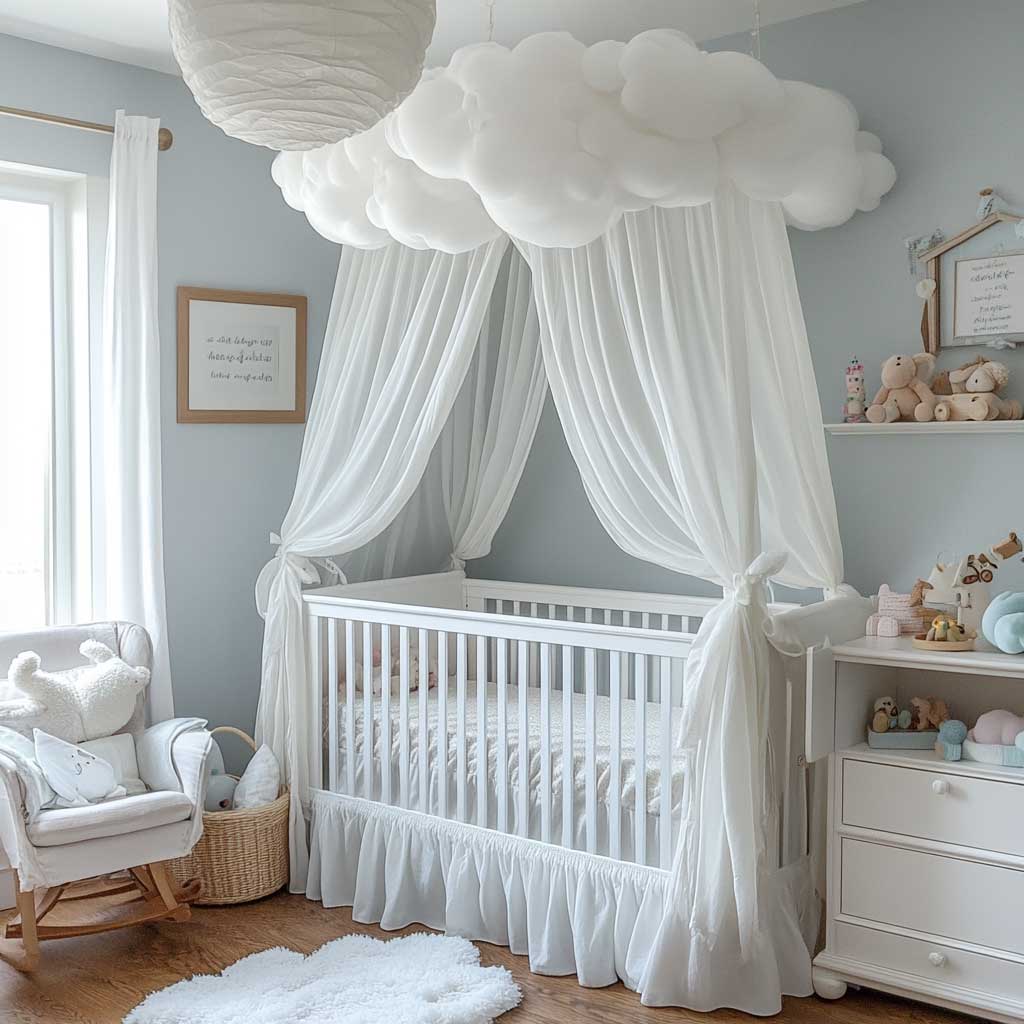 Neutral baby nursery decor best sale