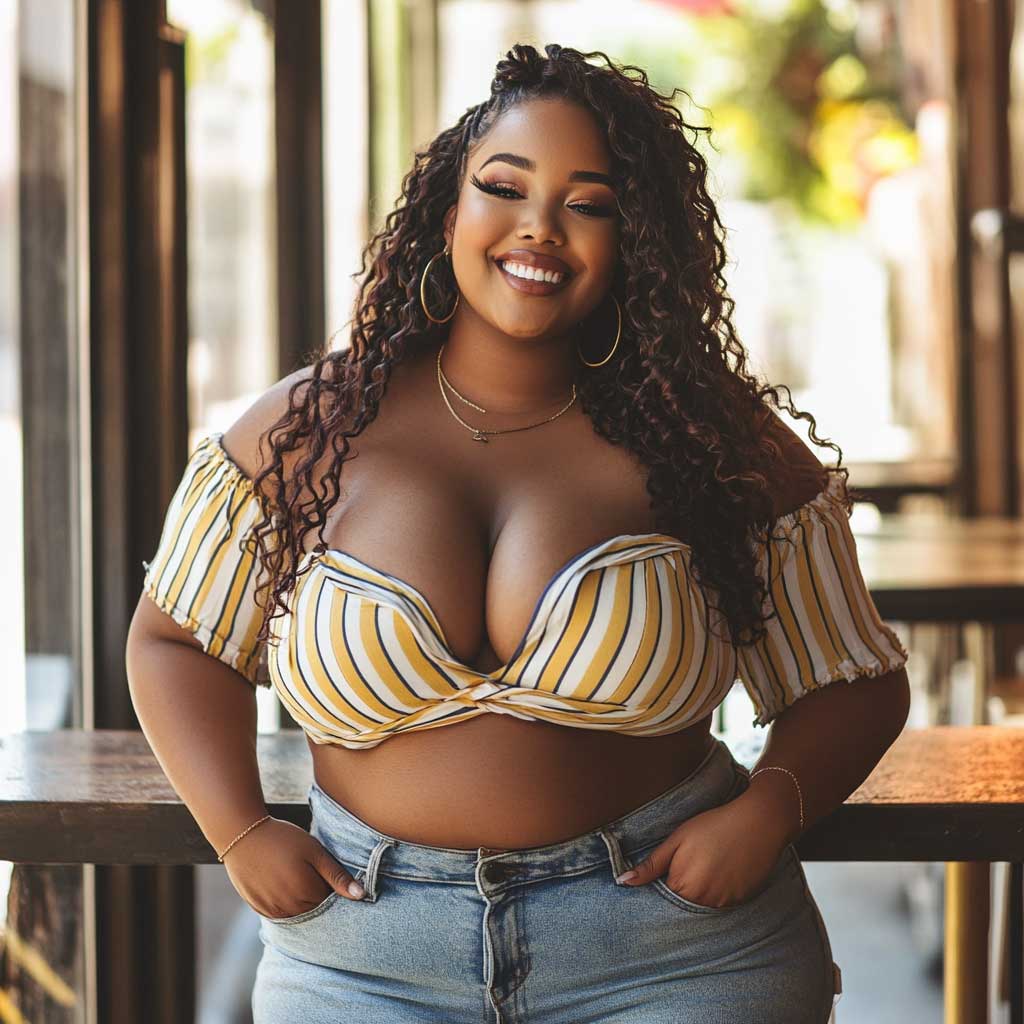 10 Trendy Summer Outfit Ideas for Plus Size Ladies with Crop Tops 333 Inspiring Lifestyle Ideas