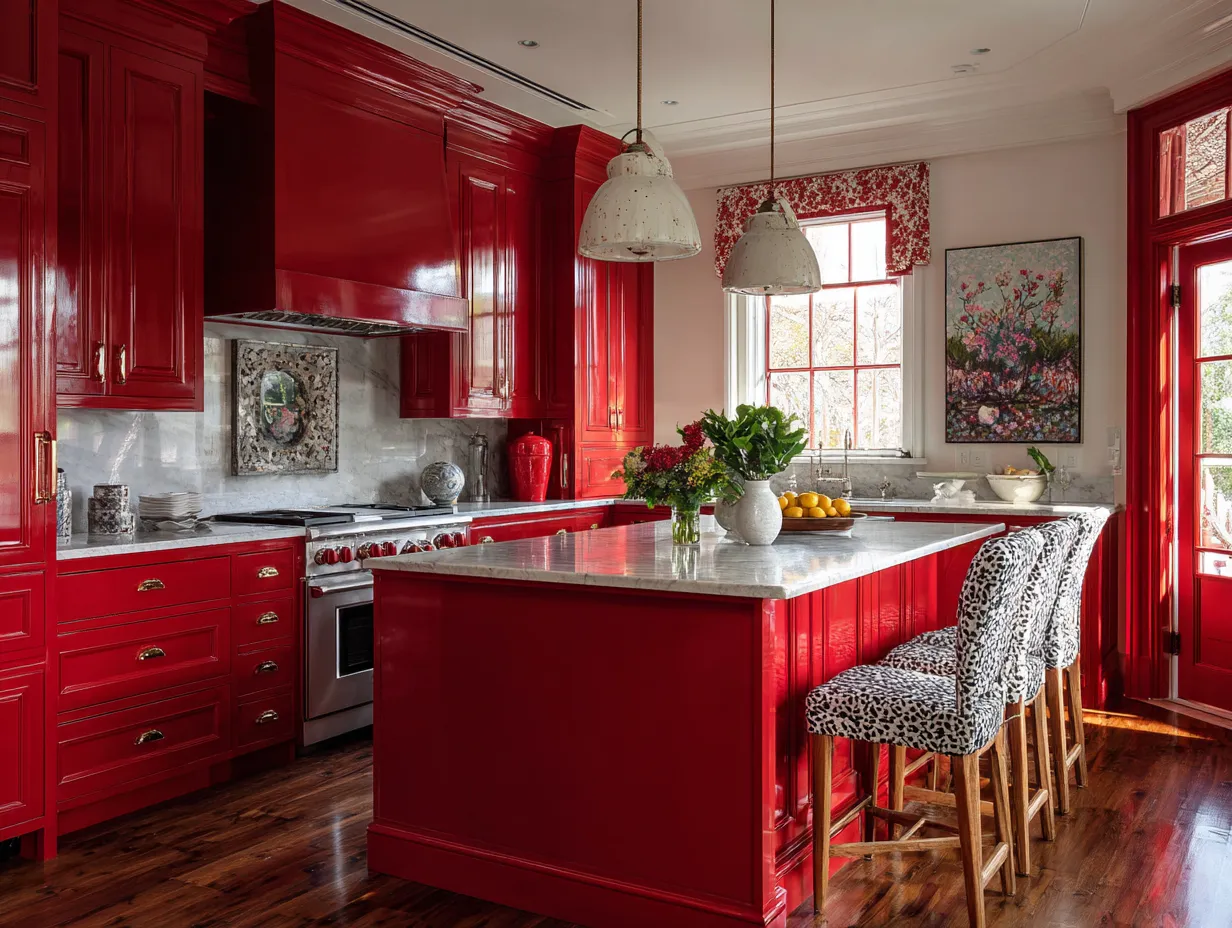 red island kitchen