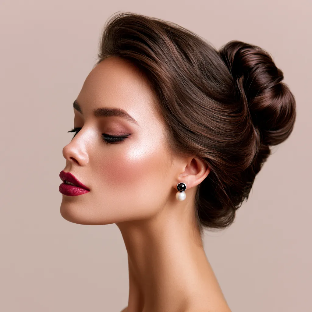 bridesmaid french twist