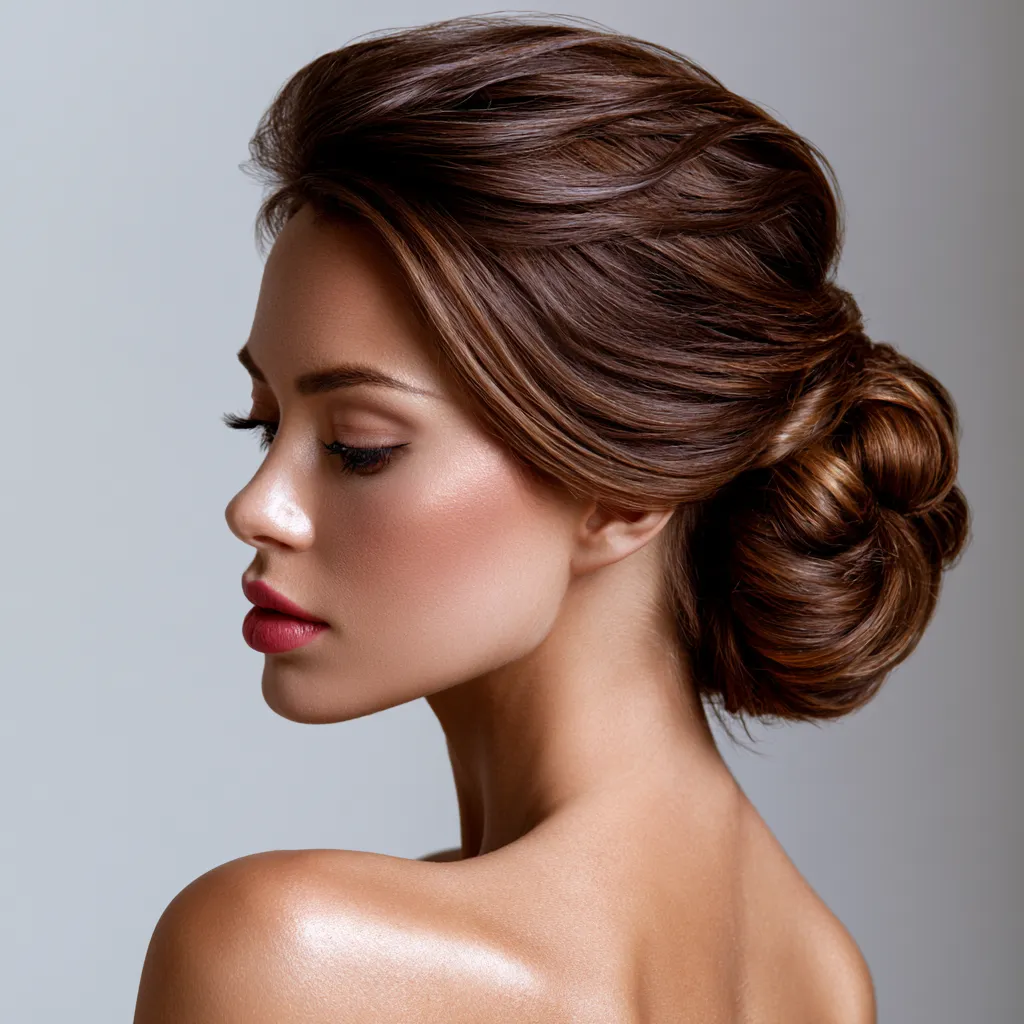 formal french twist