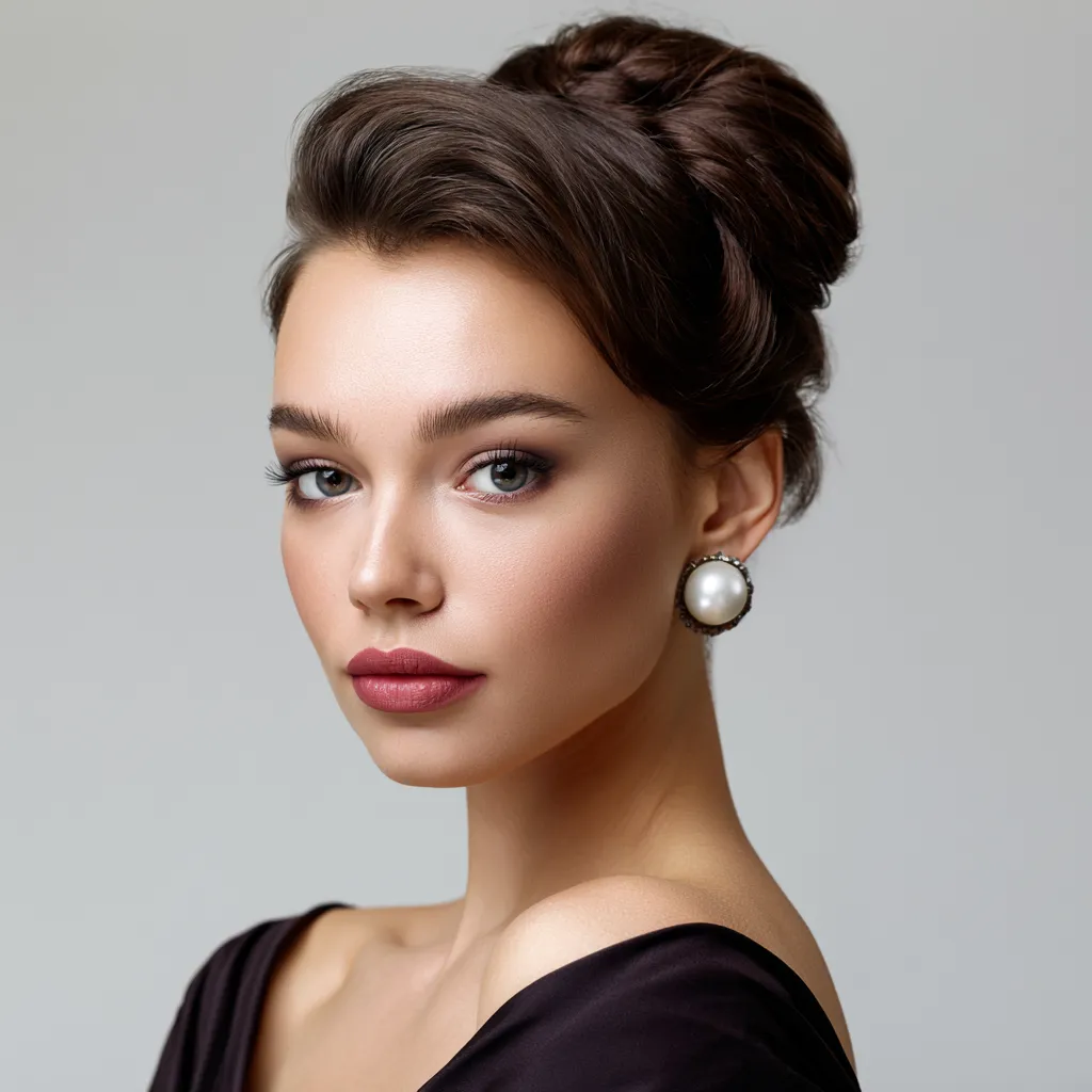 french roll wedding hairstyles