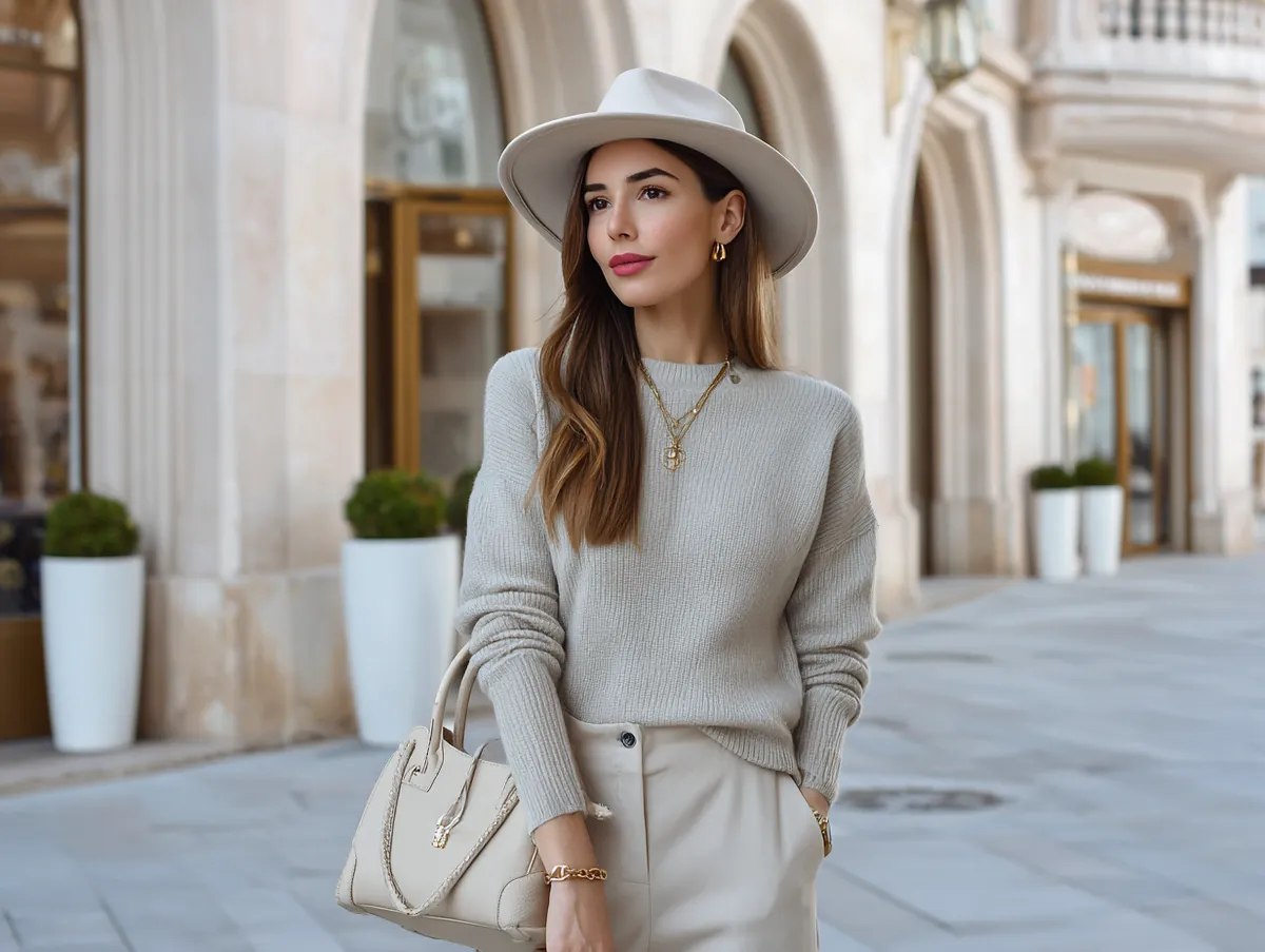Neutral Color Outfit Ideas for Casual Day Out - 2
