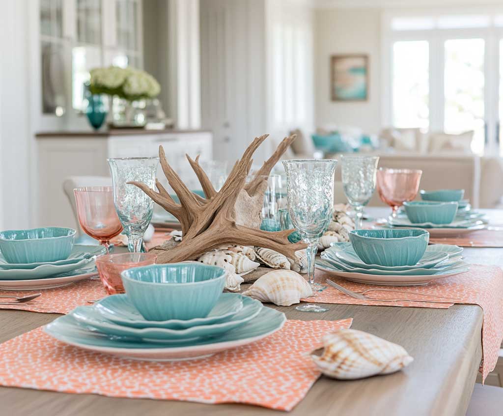 7+ Beach House Decor Ideas with Coral and Aqua Accents • 333+ Inspiring ...