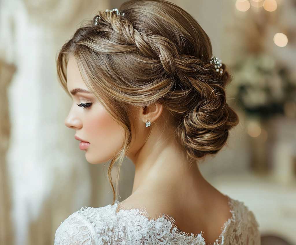 Beautiful hair comb, wedding popular jewelry, wedding hairstyle, jewelry ceremony