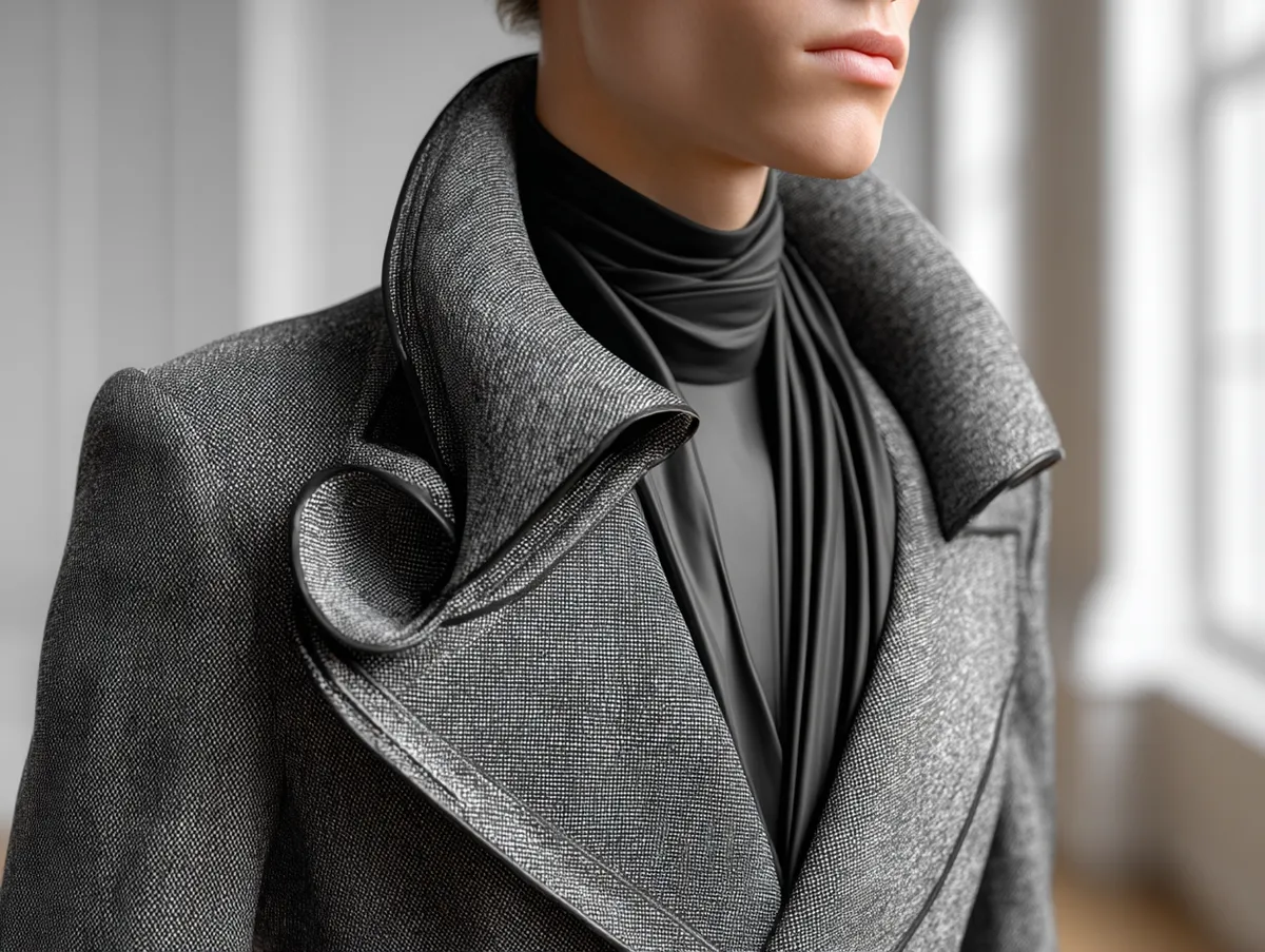 Sleek Lines and Subtle Elegance in Men Coat Design