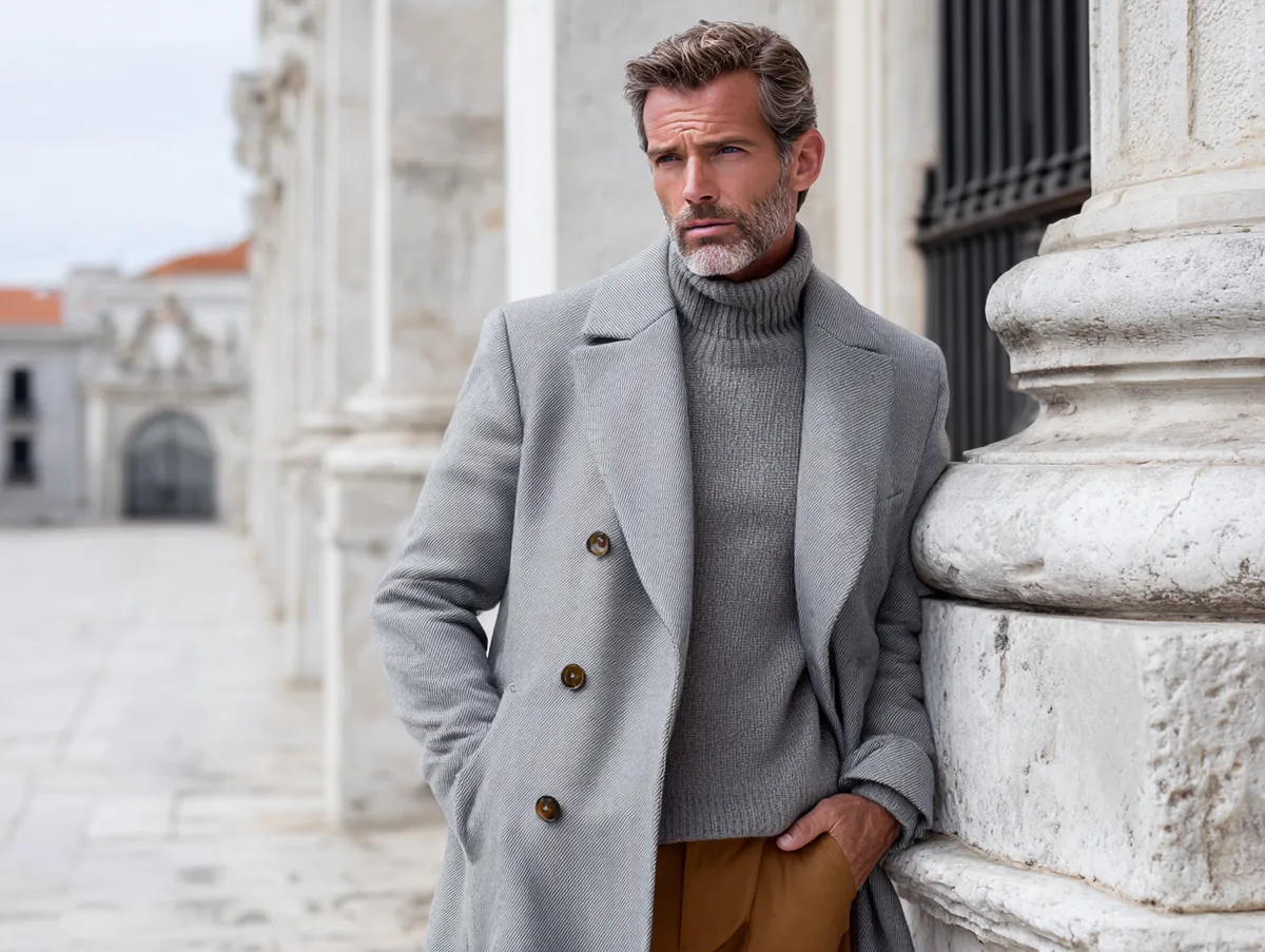 Refined Everyday Style with Classic Men Coat Design