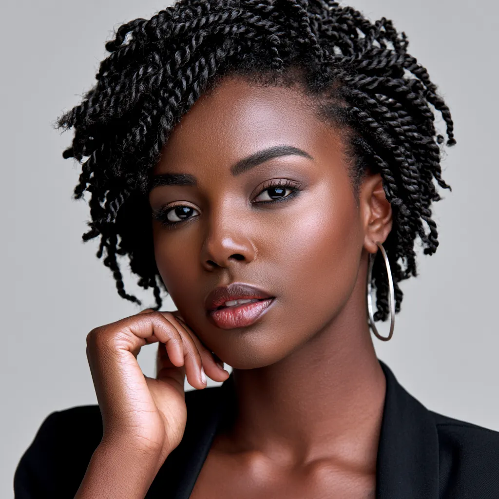 2 strand twist short