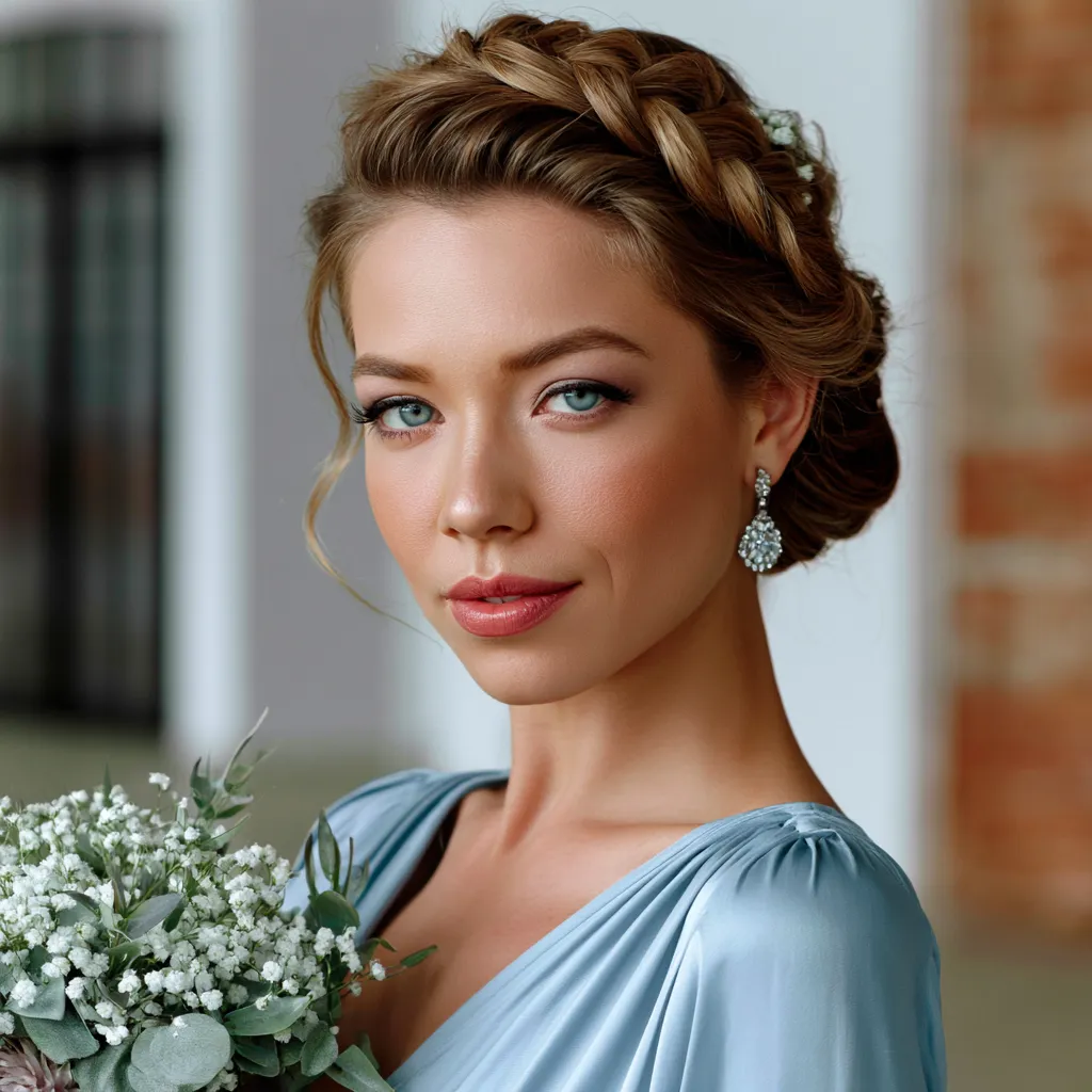 braided hairstyles for bridesmaids